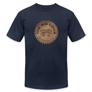 The Big Dogs Workshop T-Shirt by Bella + Canvas - navy