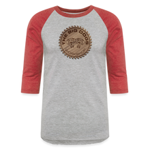 Load image into Gallery viewer, Big Dogs Workshop 3/4 Sleeve Raglan T-Shirt - heather gray/red
