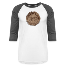Load image into Gallery viewer, Big Dogs Workshop 3/4 Sleeve Raglan T-Shirt - white/charcoal
