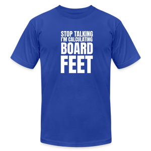 Board Feet Premium T-Shirt - royal blue