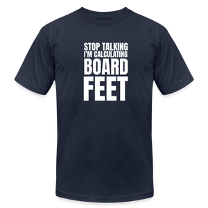 Board Feet Premium T-Shirt - navy