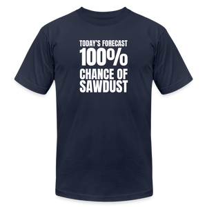 Forecast Sawdust Premium  T-Shirt - navy
