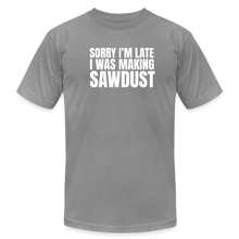 Load image into Gallery viewer, Sorry I&#39;m Late Premium T-Shirt - slate
