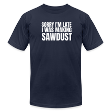 Load image into Gallery viewer, Sorry I&#39;m Late Premium T-Shirt - navy
