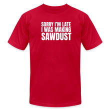 Load image into Gallery viewer, Sorry I&#39;m Late Premium T-Shirt - red
