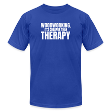Load image into Gallery viewer, Cheaper than Therapy Premium T-Shirt - royal blue
