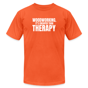 Cheaper than Therapy Premium T-Shirt - orange