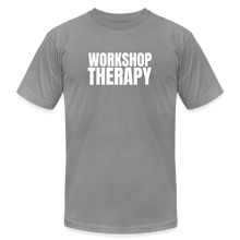 Load image into Gallery viewer, Workshop Therapy T-Shirt by Bella + Canvas - slate
