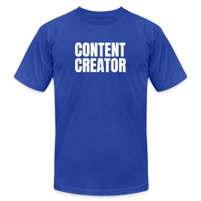 Load image into Gallery viewer, Content Creator T-Shirt - royal blue
