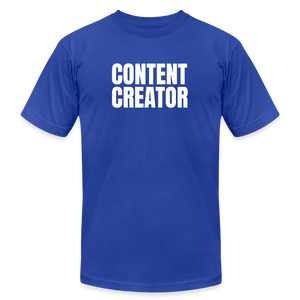 Content Creator T-Shirt - royal blue