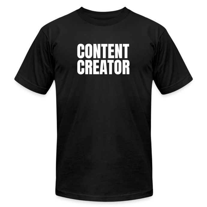 Content Creator T-Shirt - black