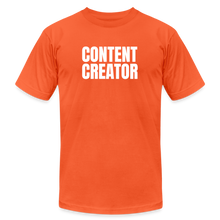 Load image into Gallery viewer, Content Creator T-Shirt - orange
