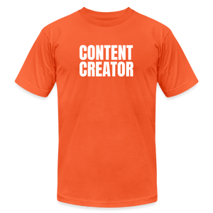 Content Creator T-Shirt - orange