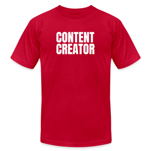 Content Creator T-Shirt - red
