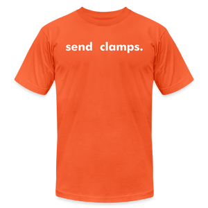 Send Clamps Premium T Shirt - orange