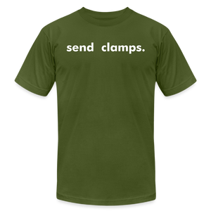 Send Clamps Premium T Shirt - olive