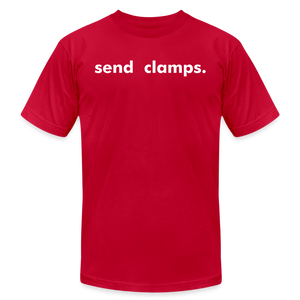 Send Clamps Premium T Shirt - red