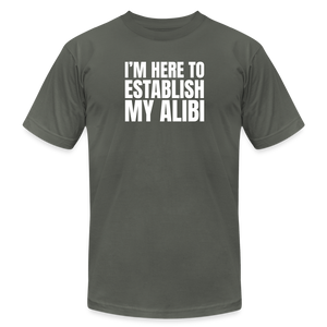 Establish Alibi Premium T-Shirt - asphalt