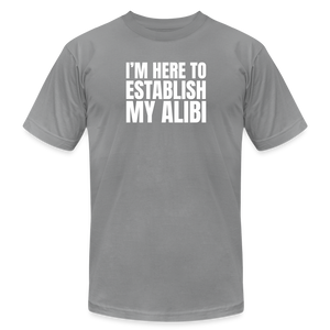 Establish Alibi Premium T-Shirt - slate