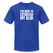 Load image into Gallery viewer, Establish Alibi Premium T-Shirt - royal blue
