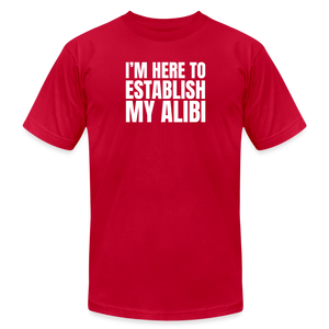 Establish Alibi Premium T-Shirt - red