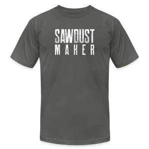 Sawdust Maker Premium T-Shirt - asphalt