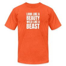 Load image into Gallery viewer, Weld Like a Beast Premium T-Shirt - orange
