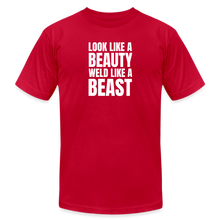 Load image into Gallery viewer, Weld Like a Beast Premium T-Shirt - red
