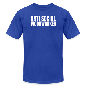 Anti Social Premium T-Shirt - royal blue