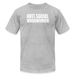 Anti Social Premium T-Shirt - heather gray