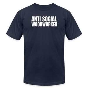 Anti Social Premium T-Shirt - navy