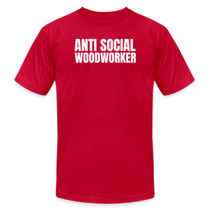 Anti Social Premium T-Shirt - red