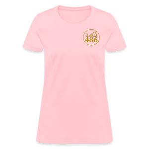486 Woodworks Women's T-Shirt - pink