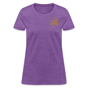 486 Woodworks Women's T-Shirt - purple heather