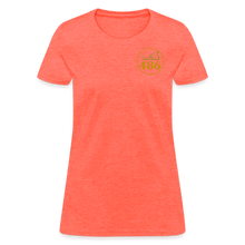 Load image into Gallery viewer, 486 Woodworks Women&#39;s T-Shirt - heather coral
