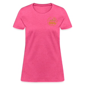 486 Woodworks Women's T-Shirt - heather pink