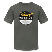 Load image into Gallery viewer, Faucett Woodcraft Unisex T-Shirt - asphalt
