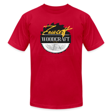 Load image into Gallery viewer, Faucett Woodcraft Unisex T-Shirt - red
