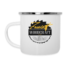 Load image into Gallery viewer, Fawcett Woodcraft Camper Mug - white
