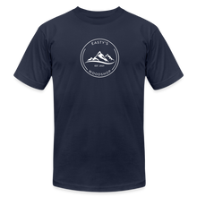 Load image into Gallery viewer, Easty&#39;s Woodshop Premium T-Shirt - navy
