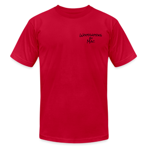 Woodworks by Mac Premium T-Shirt - red