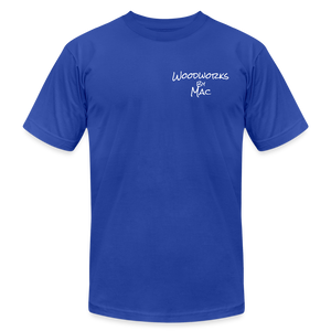 Woodworks By Mac Premium T-Shirt - royal blue