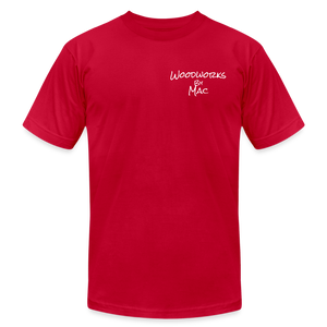 Woodworks By Mac Premium T-Shirt - red