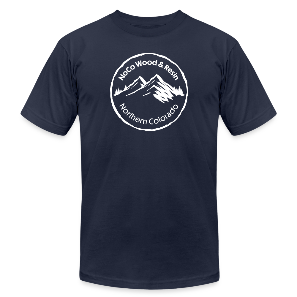 NoCo Wood and Resin T-Shirt - navy