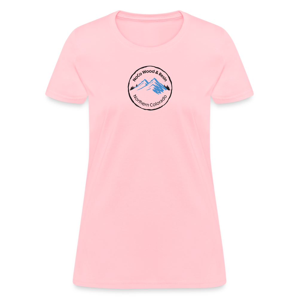 NoCo Wood and Resin Women's T-Shirt - pink