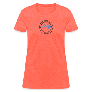 NoCo Wood and Resin Women's T-Shirt - heather coral