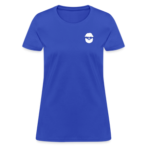 Villeneuve Woodworks Womens T-Shirt - royal blue