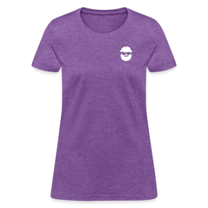 Villeneuve Woodworks Womens T-Shirt - purple heather