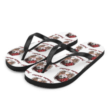 Load image into Gallery viewer, Polkadot Welder Flip-Flops
