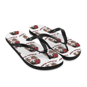 Polkadot Welder Flip-Flops